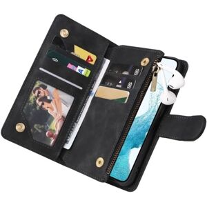 ExpressVaruhuset Samsung A55 5G multifunktionelt pung etui Lynlås 8-lomme Black