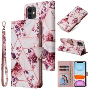 ExpressVaruhuset iPhone 11 Pro Trendy Pung-etui Sparkle 4-RUMMET Pink