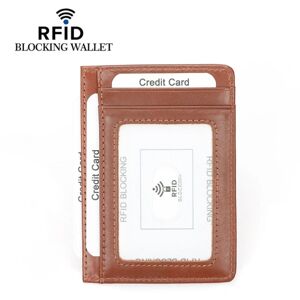unbranded RFID kortholder Retro kreditkortholder kortholder brun