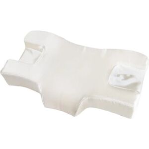 Anti-rynke Nakkebeskyttelse Skønhedspude Hotel Skønhedssalon Slow Rebound Memory Foam Pude White satin