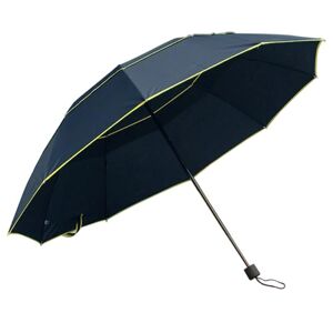 Northix Vindtæt Paraply, 130 cm - Blå Blue