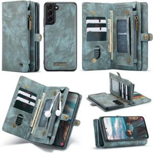 CaseMe Multi-Slot 2 i 1 Wallet Case Galaxy S22 Plus Blå