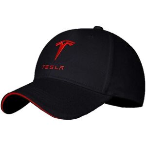 DAO Biltilbehør til Tesla Model 3 S Y X Logo Baseball Cap Hat Gorra Mænd Kvinder Udendørs Sport Solhat Casquette Sort Auto Styling db