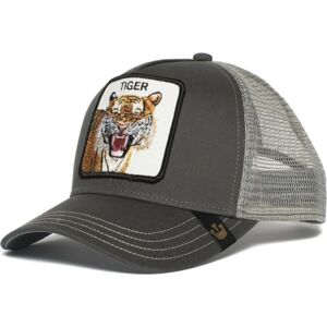 Mesh Animal Brodery Cap Snapback Hatte Cap tiger grey