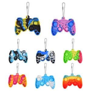 16-pak mini-pop-nøglering It Controller-legetøjspakke til drenge, Pop Sensory Pop Toy Fidget-nøglering, Controller-formet nøglering Legetøjspakke til Ki