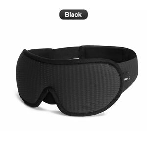 WINE 1PC 3D Sovende Øjenmaske Rejse Relax Patch Polstret Blindfold Black