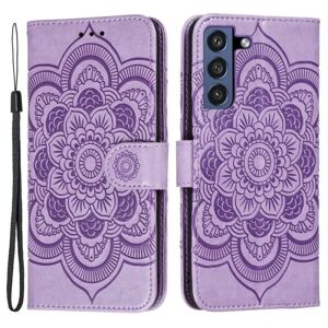 SKALO Samsung S21 FE Mandala Pung Taske - Lilla Purple