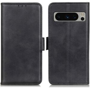 SKALO Google Pixel 8 Pro Premium Wallet Flip Cover - Sort Black