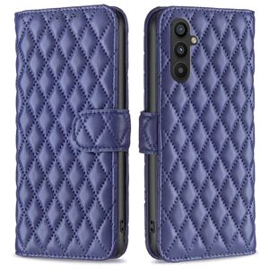 SKALO Samsung A34 5G BINFEN COLOR Quiltet Pung - Blå Blue