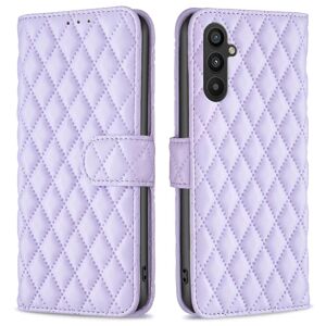 SKALO Samsung A34 5G BINFEN COLOR Quiltet Pung - Lilla Purple