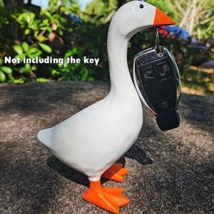 Magnetisk Nøglering Holder Duck Key e Goose Storage Boligindretning - Perfet Orange