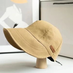 Denim Bucket Hats Dame Sommer Hat KHAKI Khaki