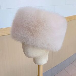 Imiteret Pelshue Russisk Hat BEIGE beige