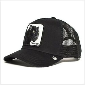 Animal Farm Trucker Mesh baseballhat Goorin Bros Style Snapback Cap Hip Hop Mænd-FARVE: Black Panther