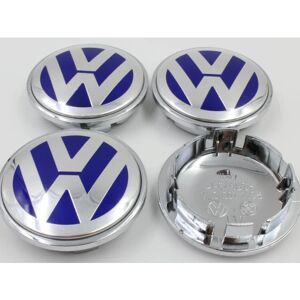 Tech of sweden VW08 - 56MM 4-pak Center dækker Volkswagen Silver one size