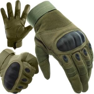 Taktiske Handsker - Large - med Touch - Militærhandsker Khaki L
