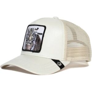 Black Panther Mesh Cap Baseball Cap -Tiger White