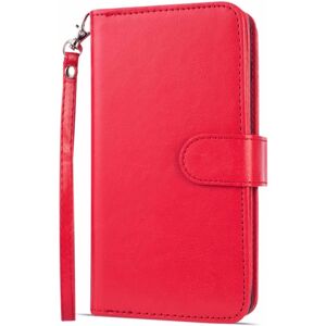 Royben Samsung Galaxy S10E - Elegant Smart 9-Card Wallet Cover Röd