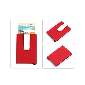 Jensen RFID-beskyttet kortholder (pop-up) med seddelclips Röd