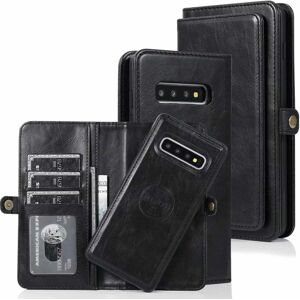 Zleep Smooth Double Wallet Case - Samsung Galaxy S10 Plus Svart