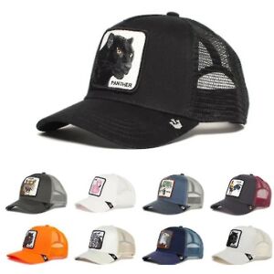 Panther Mesh Kasket Animal Farm Trucker Baseball Kasket Far Hat Snapback Wolf Tiger Outdoor Beast Paradise Tukankasketter Shark