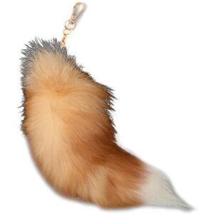 Plys-ræv Hale Nøglering Furry Animal Tail Nøglering Nøglering 40cm Animal Tail D