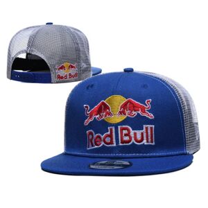 No brand F1 Red Bull Racing Red Bull Hat Baseball Cap Herrebroderet Sports Dome Hip-Hop Hat Populær Skateboarding Rejser Udendørs Sports Hat One Size blue