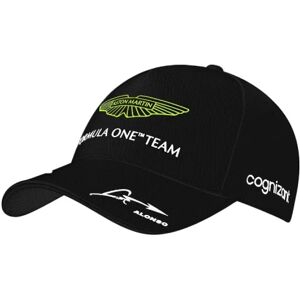 No brand Aston Martin F1 Team - - Team Drivers Baseball Cap Lime Grøn - Unisex - Justerbar, One Size Passer Alle black