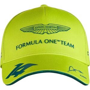 No brand Aston Martin F1 Team - - Team Drivers Baseball Cap Lime Grøn - Unisex - Justerbar, One Size Passer Alle fluorescent yellow