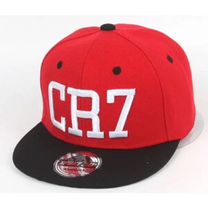 Barn Fotbollsstjärna Ronaldo CR7 Broderi Barn Cap Hatt Ben Pojkar Flickor Sport Snapback Hip-hop Kepsar Gorras red