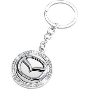 AVANA Mazda Nøglering Bil Logo Nøglering Diamant Tilbehør Velegnet til