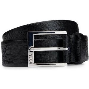 Boss Belt in Italian leather with logo buckle