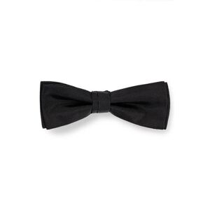 Boss Italian-made bow tie in silk jacquard