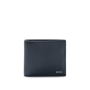 Boss Structured wallet with signature stripe and logo detail