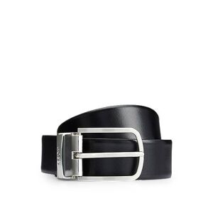 Boss Reversible belt in Italian leather with pin buckle