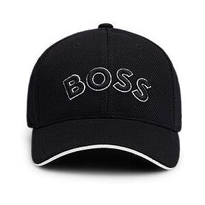 Boss Logo-embroidered cap in woven piqué