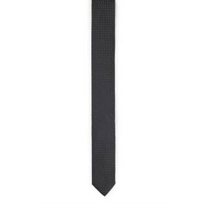 HUGO Silk-jacquard tie with modern pattern