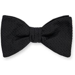 HUGO Dot-patterned bow tie in silk jacquard