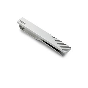 Boss Tie clip with step details and engraved logo