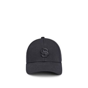 Boss Cotton-blend cap with embroidered double monogram