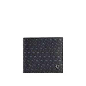 Boss Monogram folding wallet with Double B trim