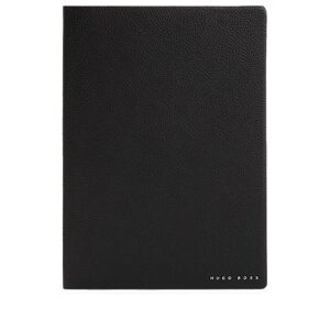 Boss A5 notepad in black faux leather