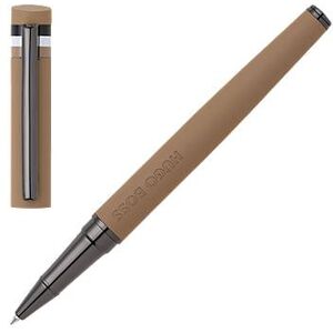 Boss Camel logo-detail rollerball pen with signature-stripe cap