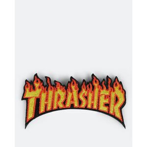 Thrasher Patch - Flame Patch Hvid Unisex XL