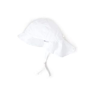 Sterntaler Baby Girls’ Flapper Hat Sun Hat (Flapper) White (White 500), size: 45