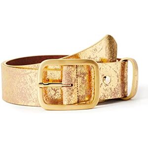 MGM Women's Soft Glam Belt, Gold (gold-used 2)