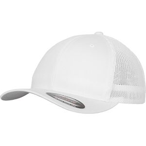 Flexfit Trucker Cap Adult Women's/Men's Fitted Baseball Cap, white, L-XL