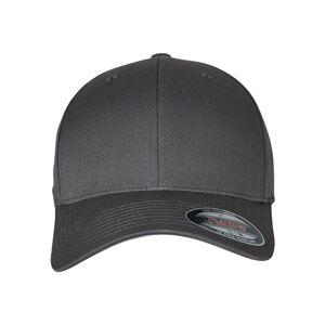 Flexfit Unisex Wooly Combed Baseball Cap, dark grey