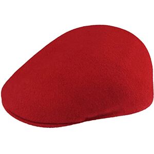 Kangol Men's Wool 504 Flat Cap (Wool 504) red, size: s