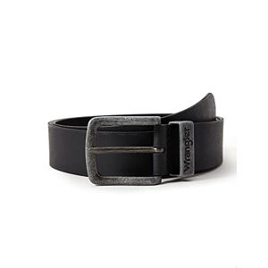 Wrangler Men's Basic Metal Loop Belt, Black, 40cm (Manufacturer Size:105)